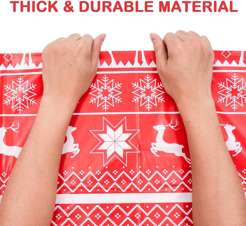 Sofier Large Christmas Gift Bags, Holiday Gift Wrap Jumbo Sacks for Giant Presents Big Xmas Plastic Bags (Reindeer-1pcs-36 * 56) - Image 5